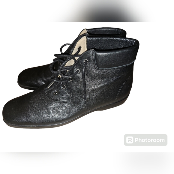 Original Ros Hommerson Vintage Ankle leather bootie size 10 - Picture 2 of 5